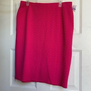Pink stretchy dress skirt